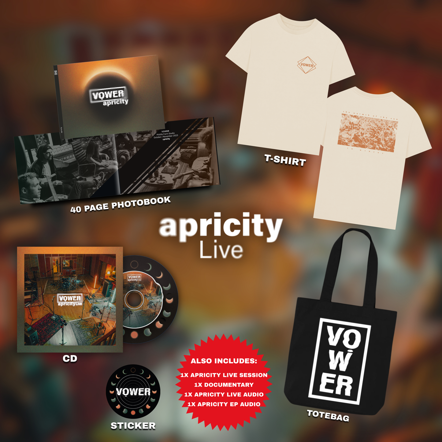 Vower 'Apricity Live' Physical Bundle
