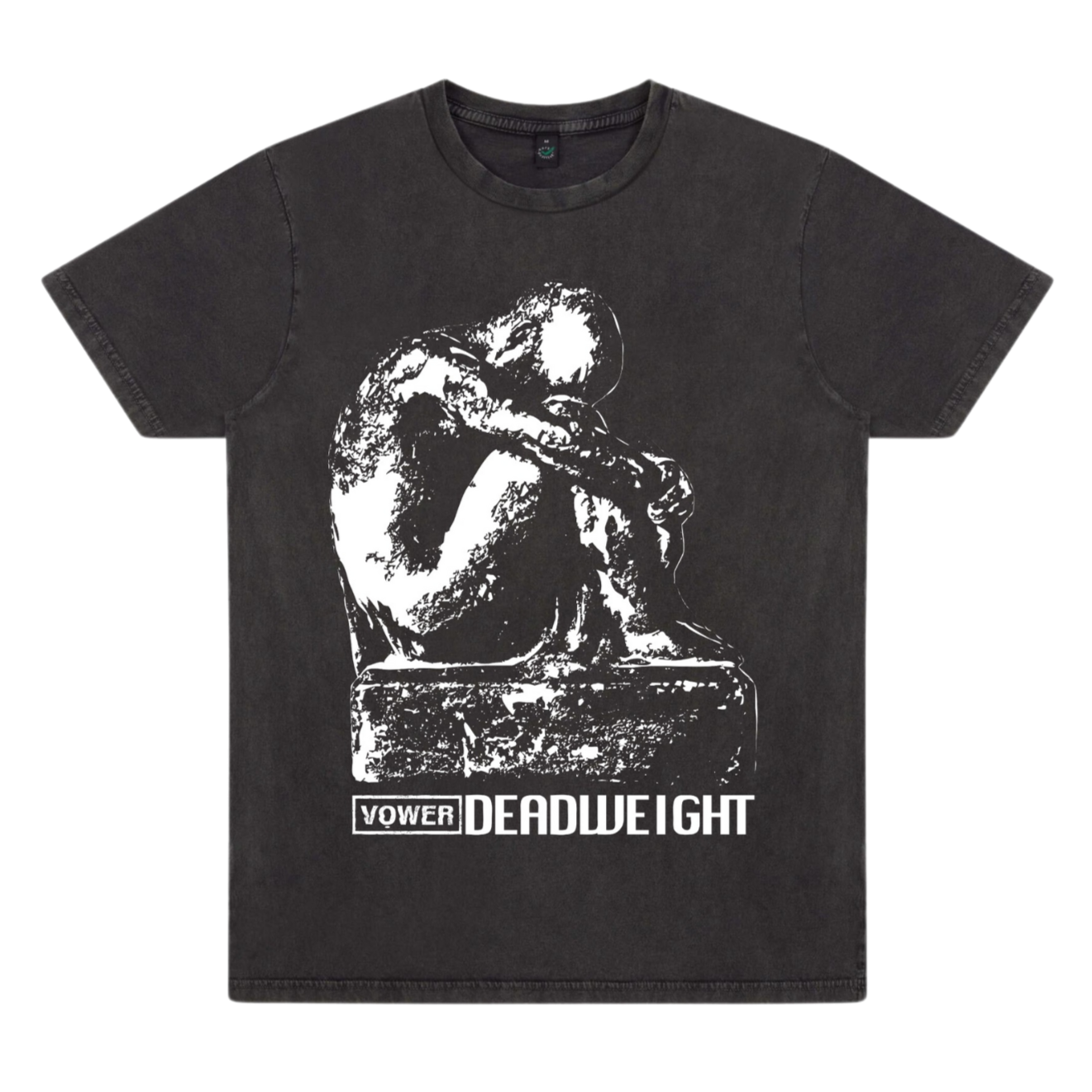 Vower ‘Deadweight’ T-Shirt (Stonewash Black)