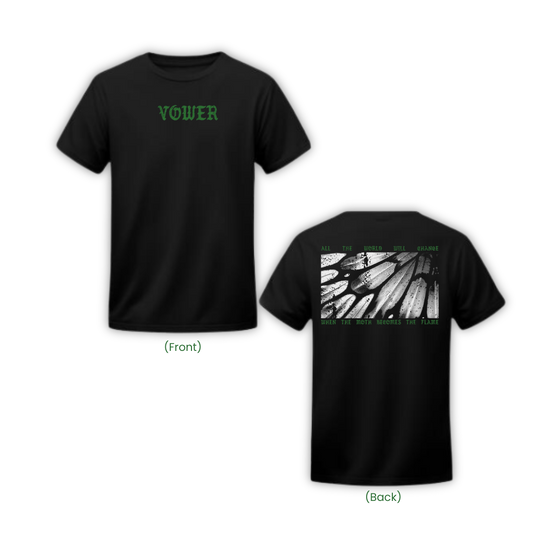 Vower 'Moth' T-Shirt (Black)